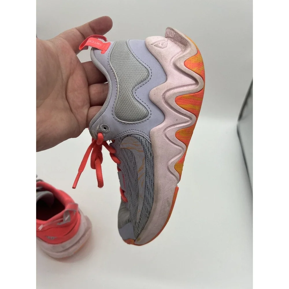Nike Giannis Immortality 2 DQ1943-600 Youth 5.5Y Sneakers Coral Grey Basketball‎